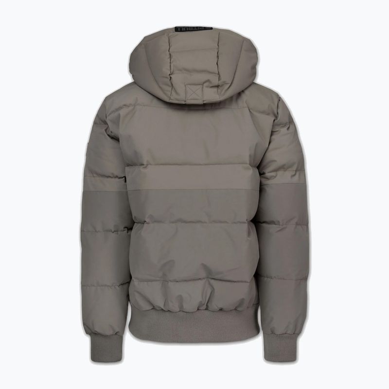 Vyriška žieminė striukė Pitbull Patton Quilted Hooded taupe 5