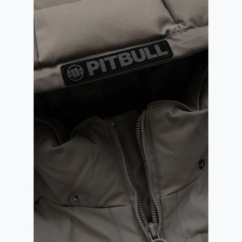 Vyriška žieminė striukė Pitbull Patton Quilted Hooded taupe 9