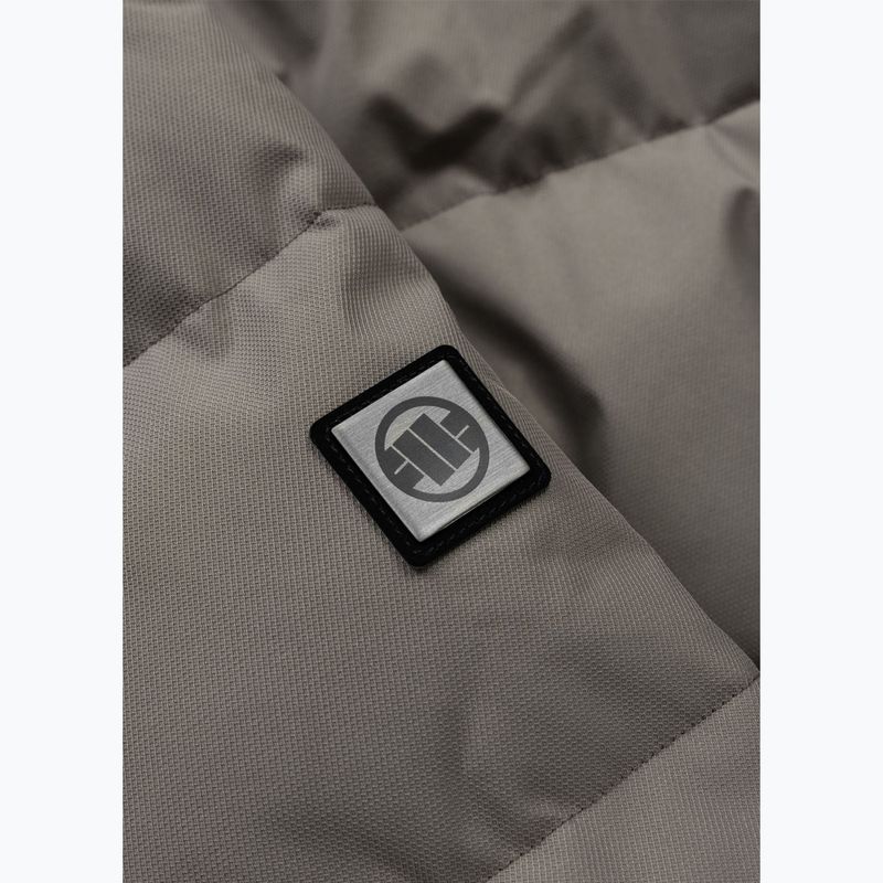 Vyriška žieminė striukė Pitbull Patton Quilted Hooded taupe 10