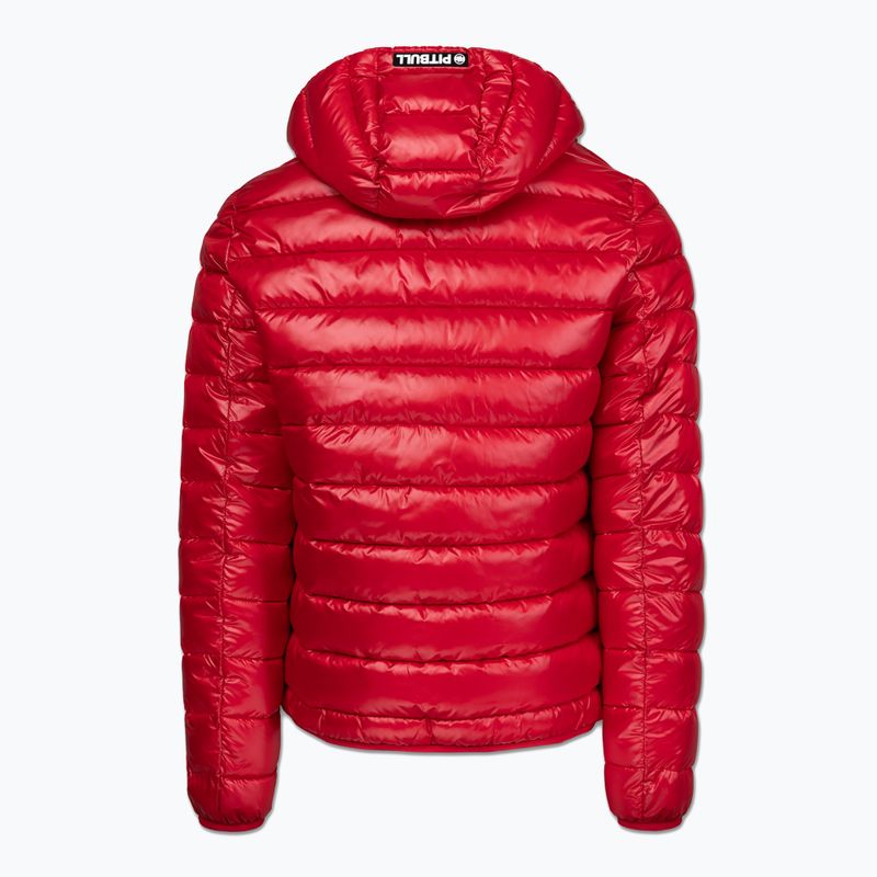 Vyriška žieminė striukė Pitbull Shatto Quilted Hooded red/black 2
