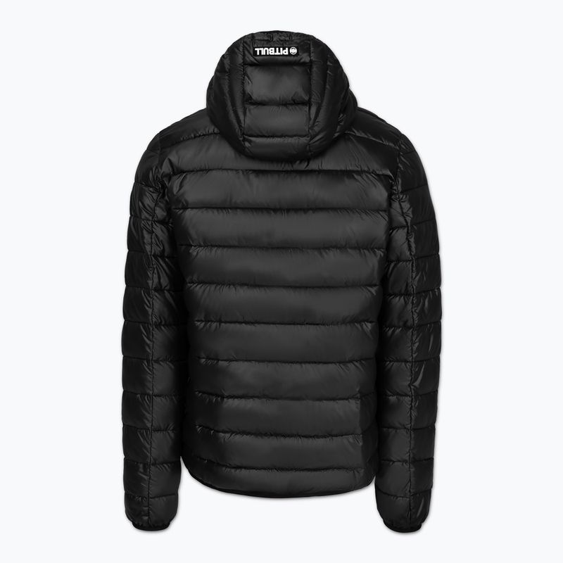 Vyriška žieminė striukė Pitbull Shatto Quilted Hooded black 2