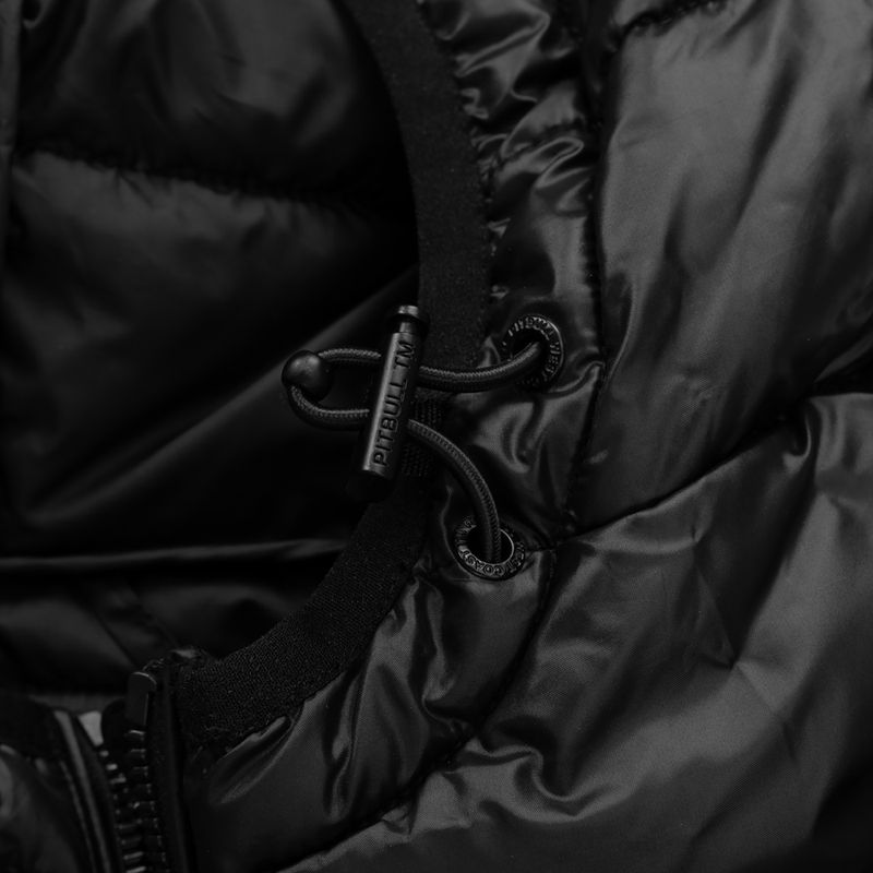 Vyriška žieminė striukė Pitbull Shatto Quilted Hooded black 4