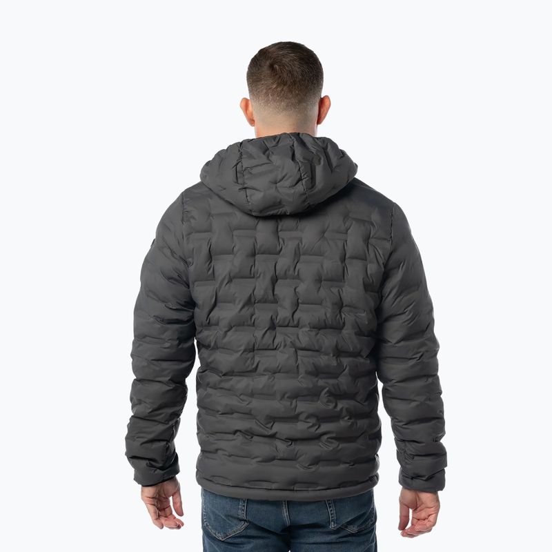 Vyriška žieminė striukė Pitbull Camino Quilted Hooded graphite 3
