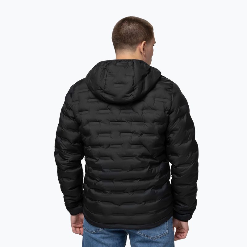 Vyriška žieminė striukė Pitbull Camino Quilted Hooded black 3