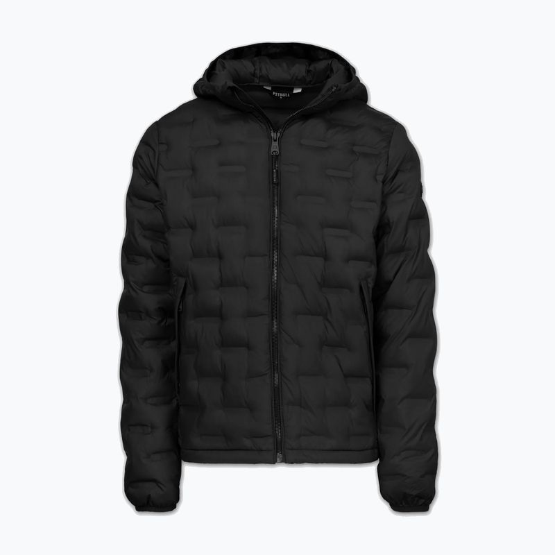 Vyriška žieminė striukė Pitbull Camino Quilted Hooded black 5