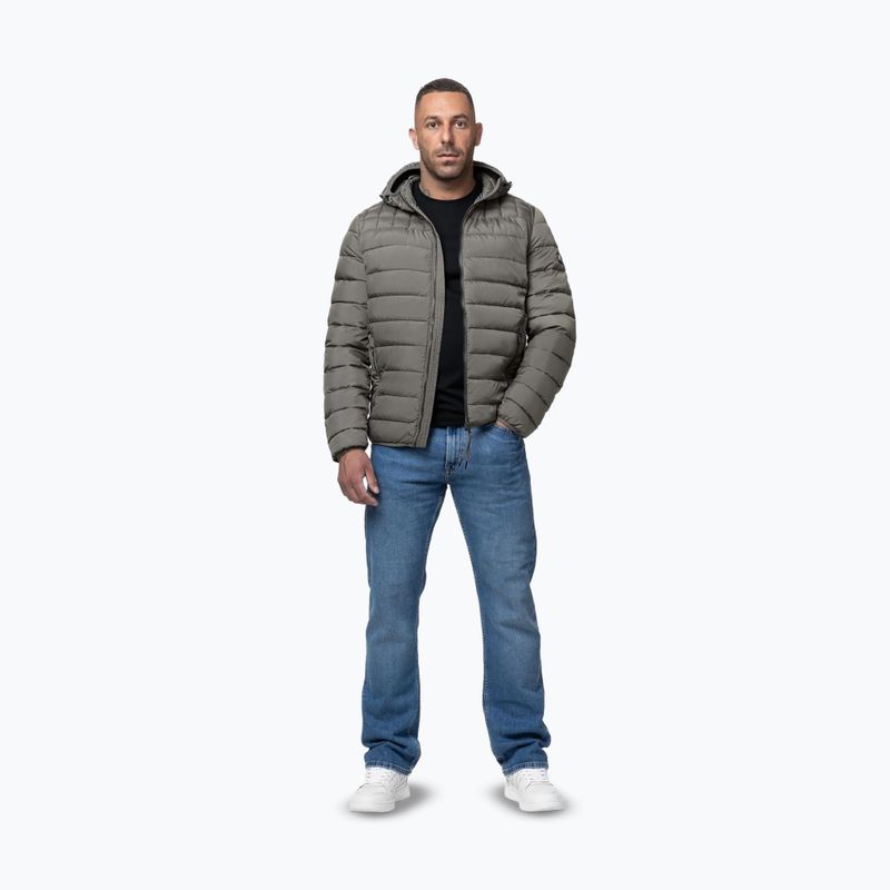 Vyriška žieminė striukė Pitbull Foothill Hooded Padded taupe 2