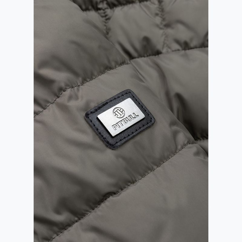 Vyriška žieminė striukė Pitbull Foothill Hooded Padded taupe 8