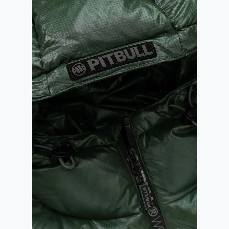 Vyriška žieminė striukė Pitbull Pepperwood Ribstop Padded Hooded black/green 9