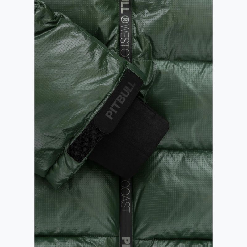 Vyriška žieminė striukė Pitbull Pepperwood Ribstop Padded Hooded black/green 12
