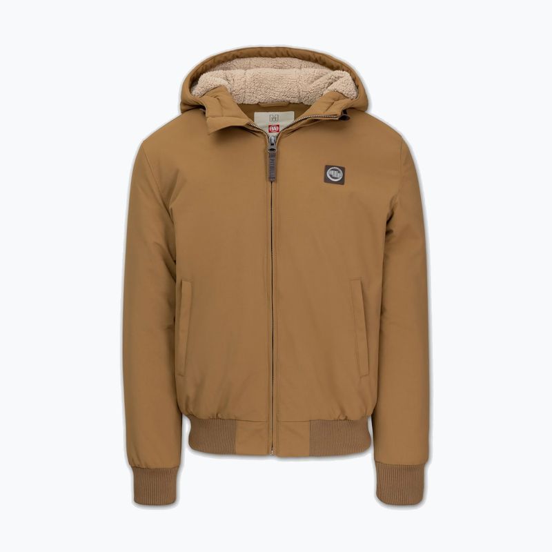 Vyriška žieminė striukė Pitbull Elkwood 3 Sherpa Hooded honey yellow 3