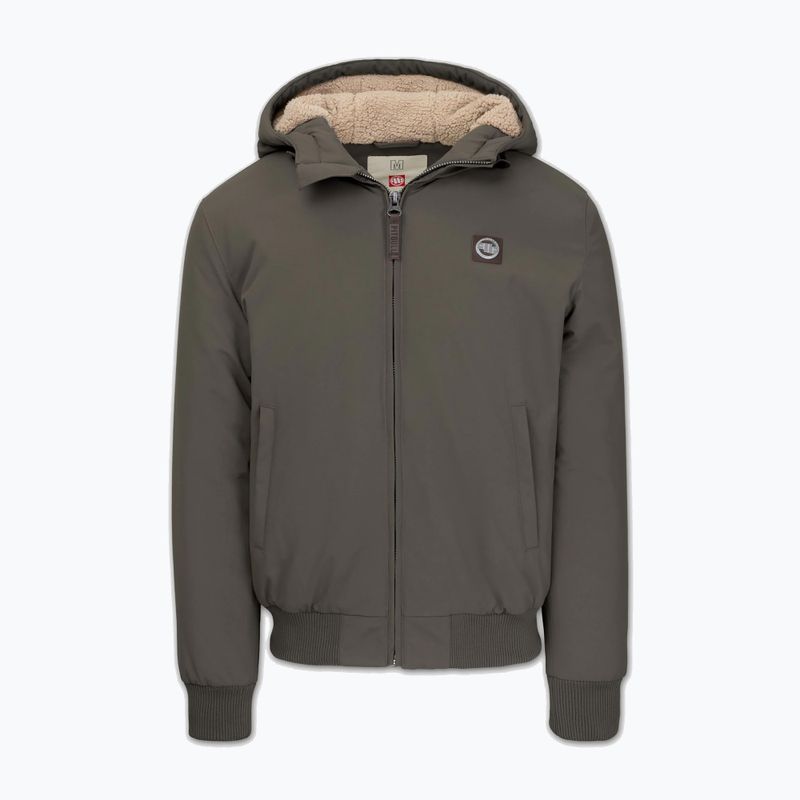 Vyriška žieminė striukė Pitbull Elkwood 3 Sherpa Hooded taupe 5