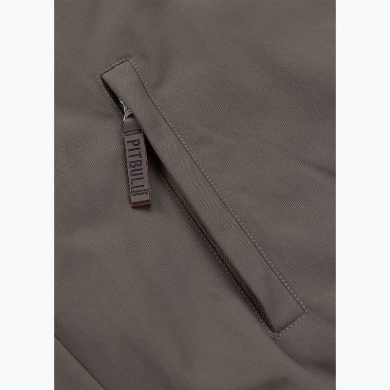Vyriška žieminė striukė Pitbull Elkwood 3 Sherpa Hooded taupe 10