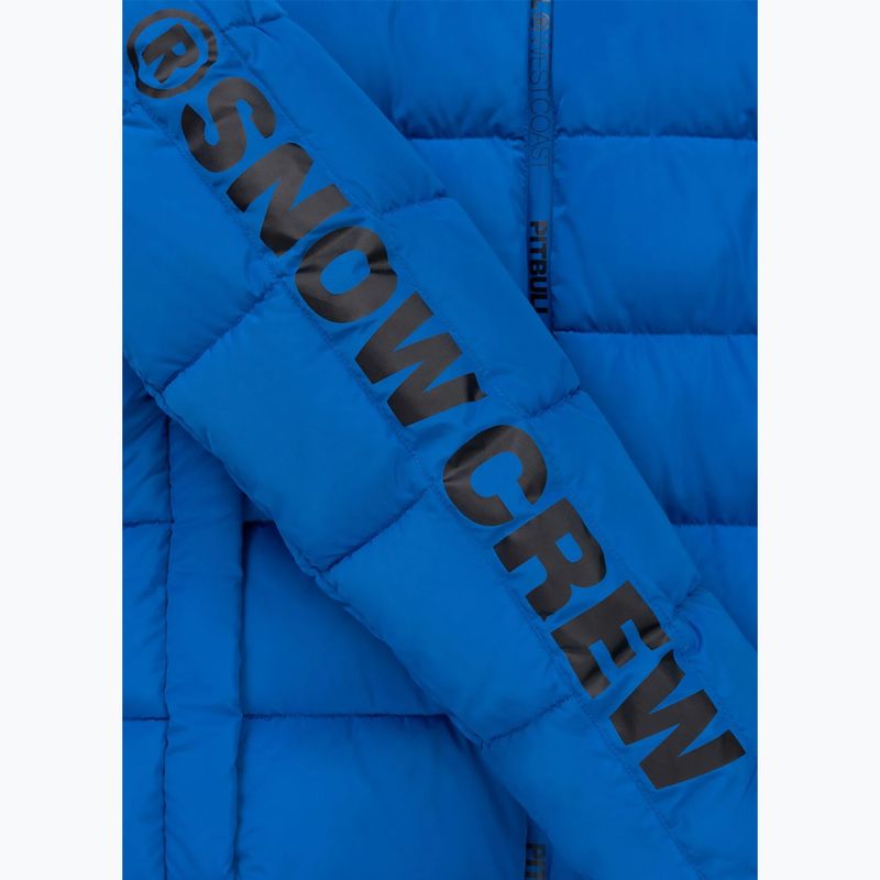 Vyriška žieminė striukė Pitbull Airway 4 Padded Hooded royal blue 11