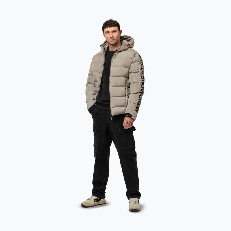 Vyriška žieminė striukė Pitbull Airway 4 Padded Hooded pale sand 2