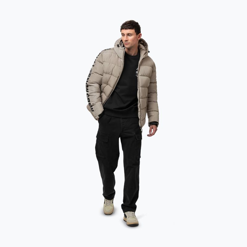 Vyriška žieminė striukė Pitbull Airway 4 Padded Hooded pale sand 6