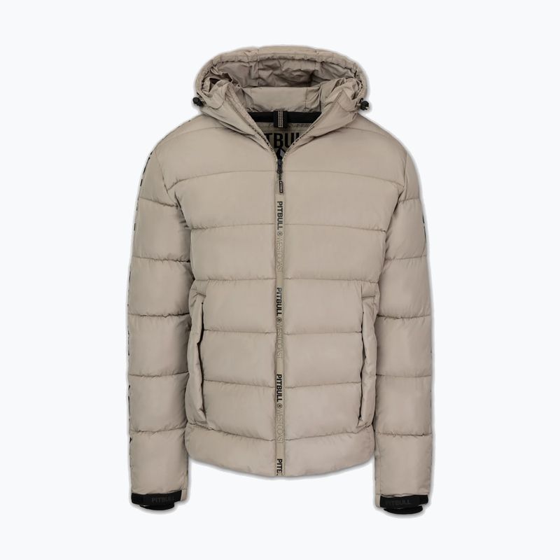 Vyriška žieminė striukė Pitbull Airway 4 Padded Hooded pale sand 7