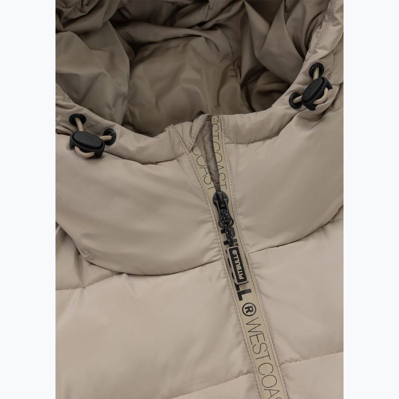 Vyriška žieminė striukė Pitbull Airway 4 Padded Hooded pale sand 9