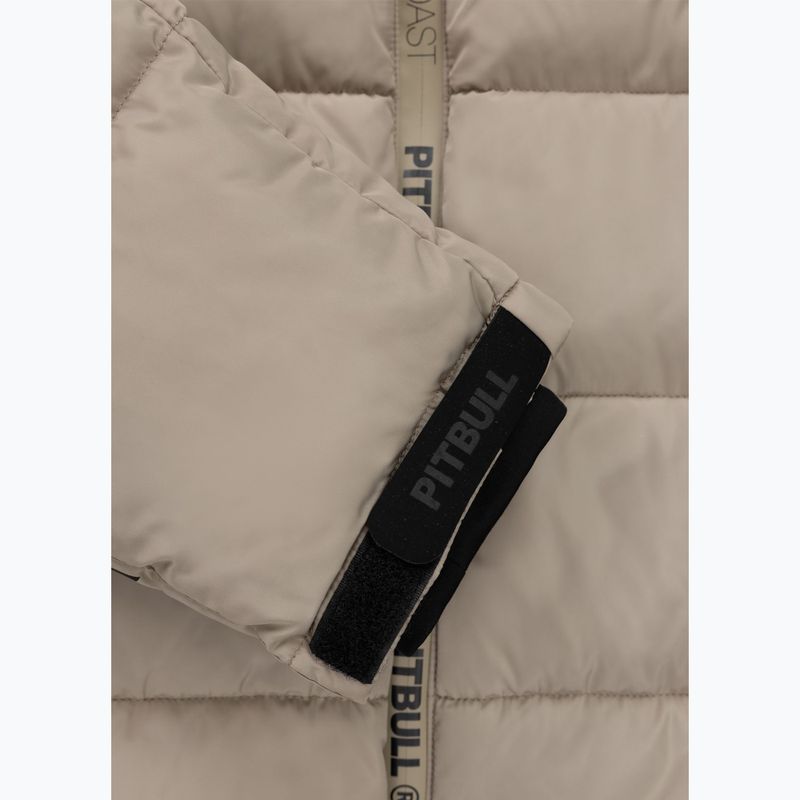Vyriška žieminė striukė Pitbull Airway 4 Padded Hooded pale sand 12