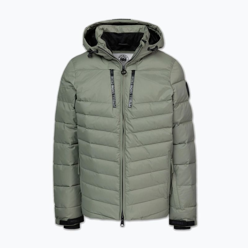 Vyriška žieminė striukė Pitbull Crestline Padded Hooded dusty salvia 4