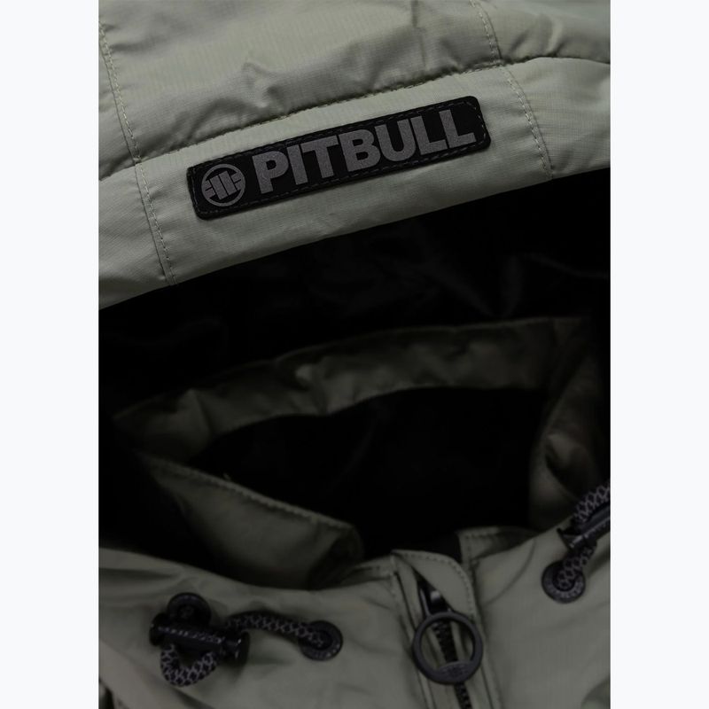 Vyriška žieminė striukė Pitbull Crestline Padded Hooded dusty salvia 6