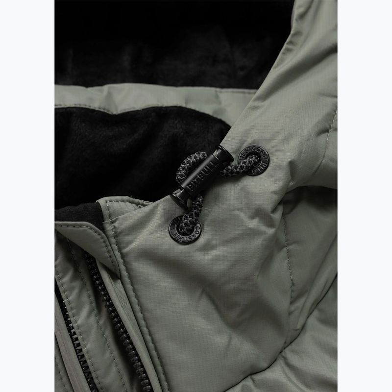 Vyriška žieminė striukė Pitbull Crestline Padded Hooded dusty salvia 7