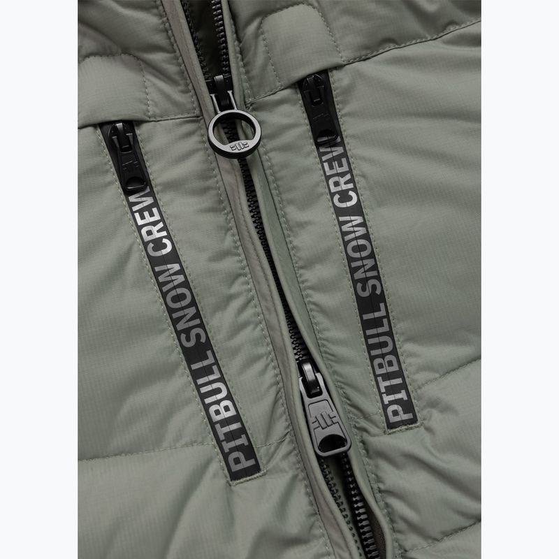 Vyriška žieminė striukė Pitbull Crestline Padded Hooded dusty salvia 9