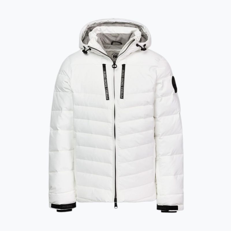 Vyriška žieminė striukė Pitbull Crestline Padded Hooded off white 6