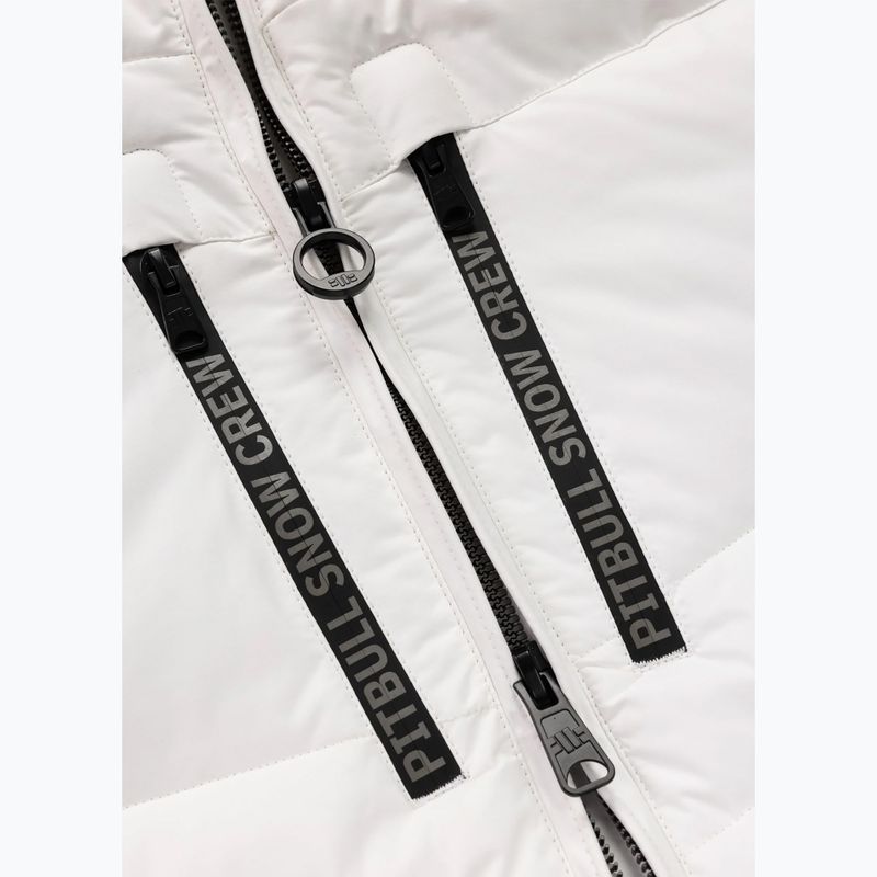 Vyriška žieminė striukė Pitbull Crestline Padded Hooded off white 11