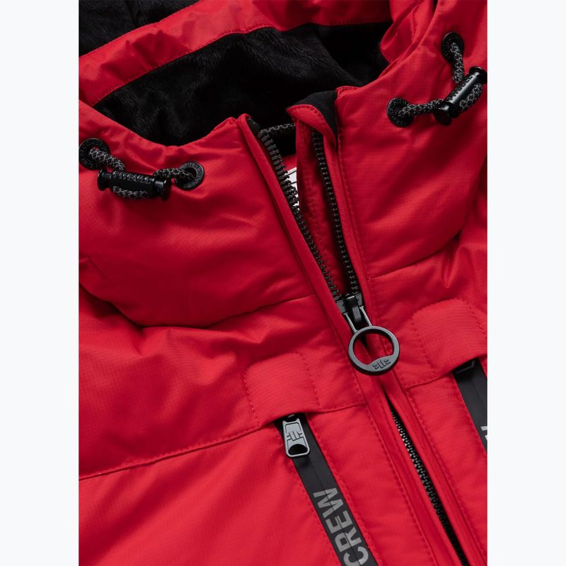 Vyriška žieminė striukė Pitbull Crestline Padded Hooded red 7