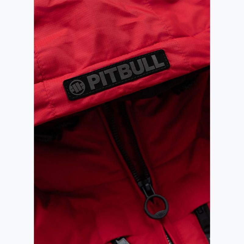 Vyriška žieminė striukė Pitbull Crestline Padded Hooded red 10