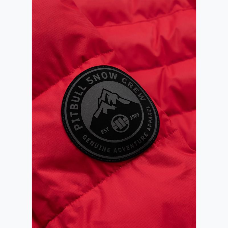 Vyriška žieminė striukė Pitbull Crestline Padded Hooded red 11