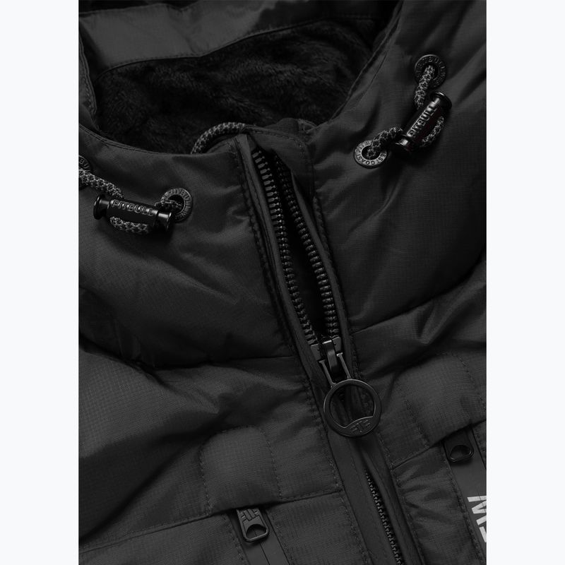 Vyriška žieminė striukė Pitbull Crestline Padded Hooded black 7