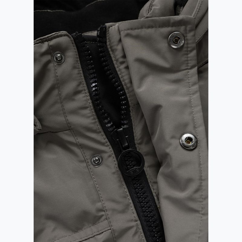 Vyriška žieminė striukė Pitbull Forest Hooded Parka taupe 7