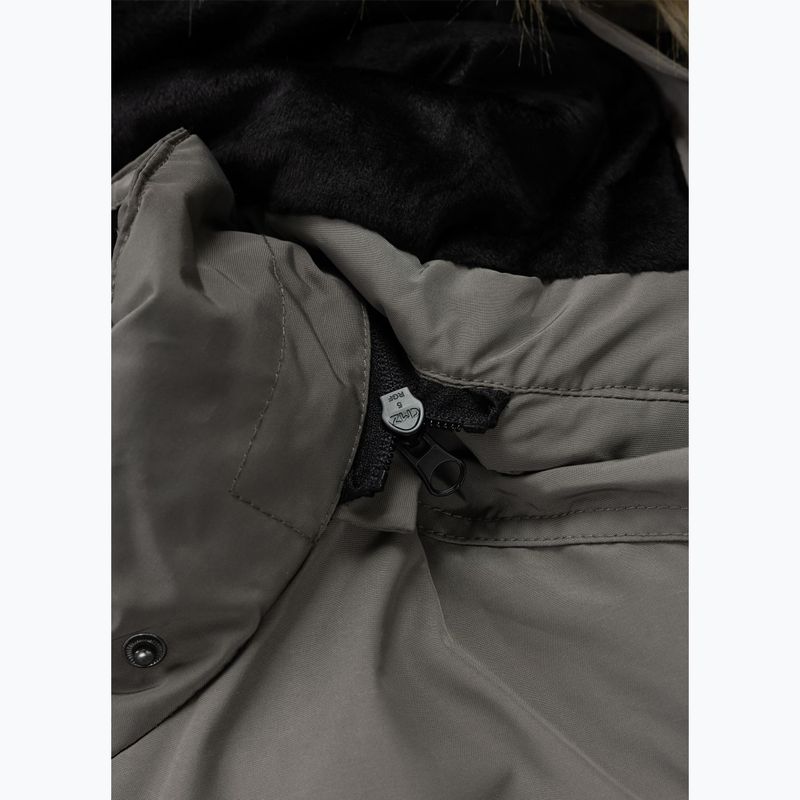 Vyriška žieminė striukė Pitbull Forest Hooded Parka taupe 9