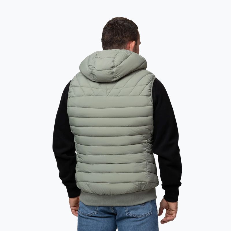 Vyriška liemenė Pitbull Naylor Padded Hooded dusty salvia 4