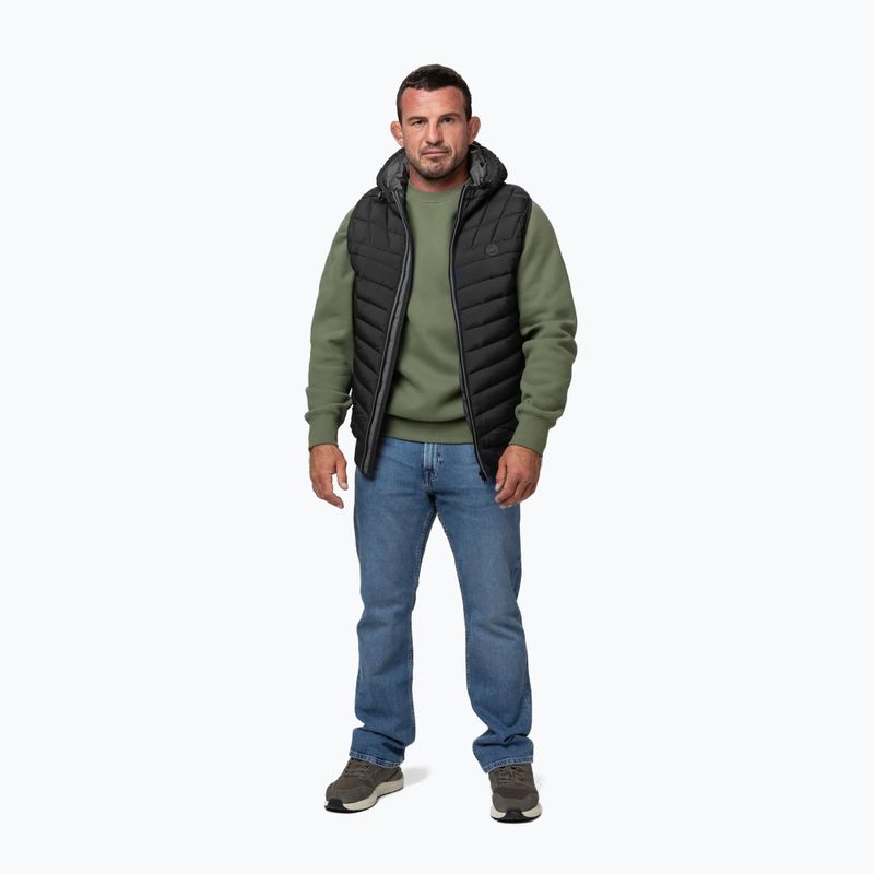 Vyriška liemenė Pitbull Naylor Padded Hooded black 2