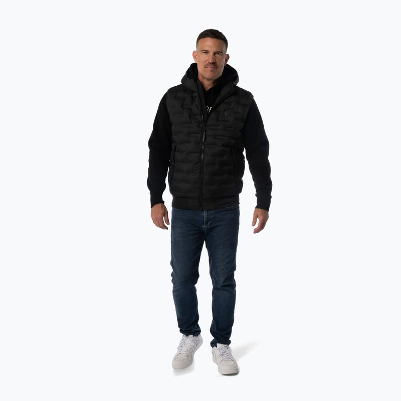 Vyriška liemenė Pitbull Fisk Quilted Hooded black 2