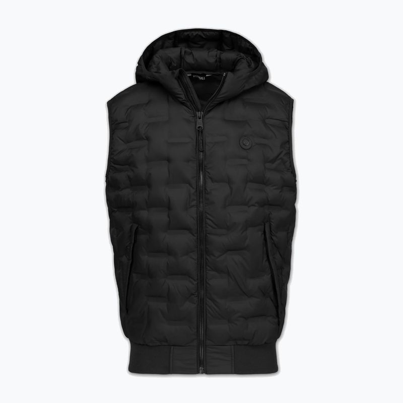 Vyriška liemenė Pitbull Fisk Quilted Hooded black 5