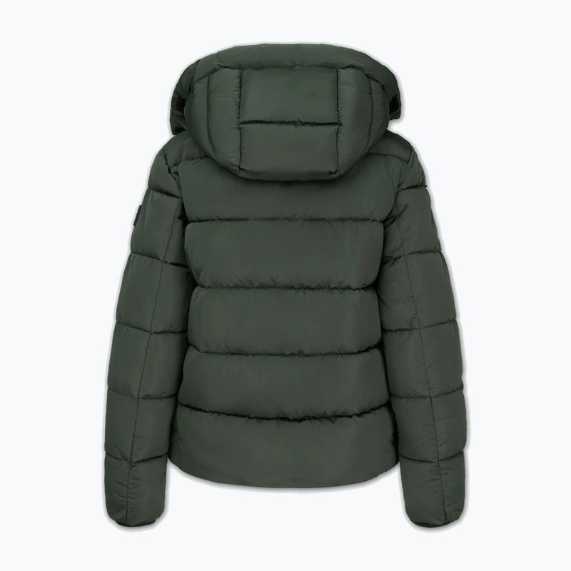 Moteriška žieminė striukė Pitbull Amalia Padded Hooded dark green 6