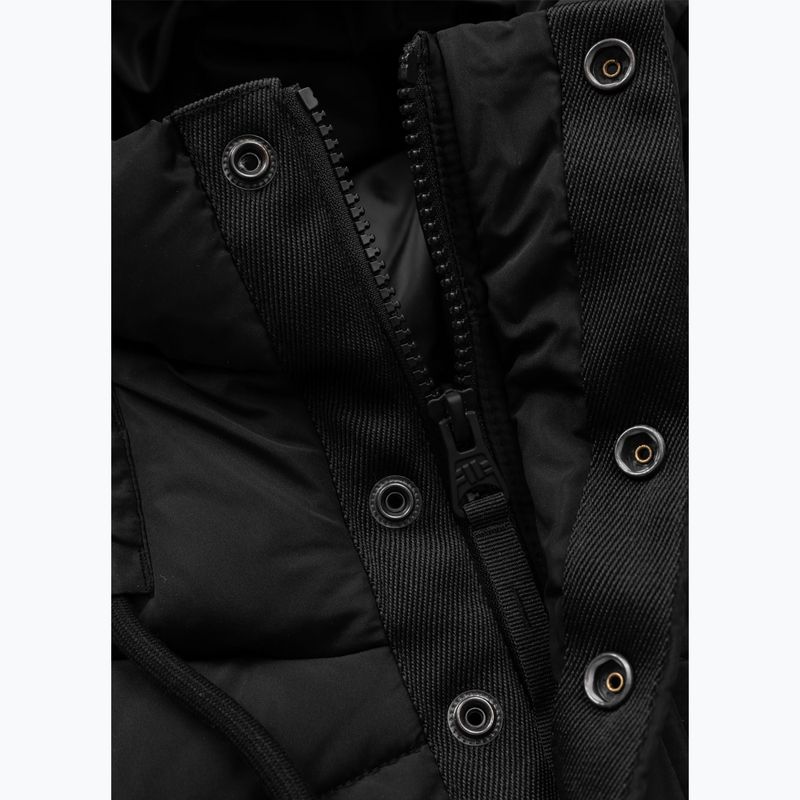 Moteriška žieminė striukė Pitbull Amalia Padded Hooded black 8