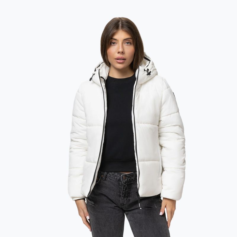 Moteriška žieminė striukė Pitbull Vista Quilted Hooded off white 4