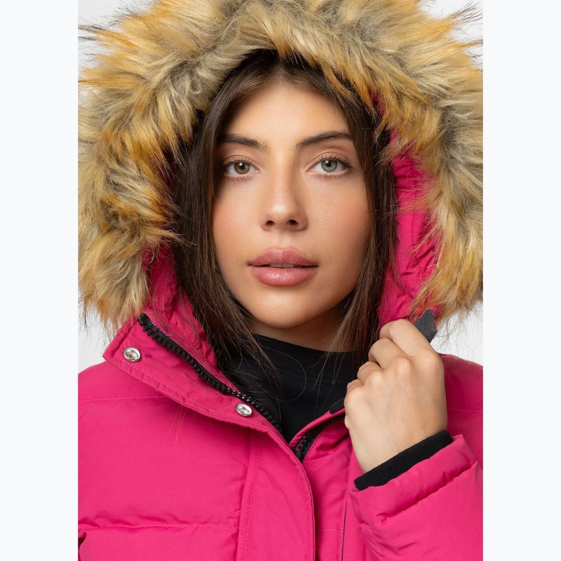 Moteriška žieminė striukė Pitbull Azalea Quilted Hooded raspberry red 6