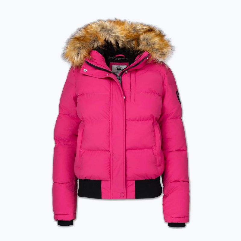Moteriška žieminė striukė Pitbull Azalea Quilted Hooded raspberry red 7