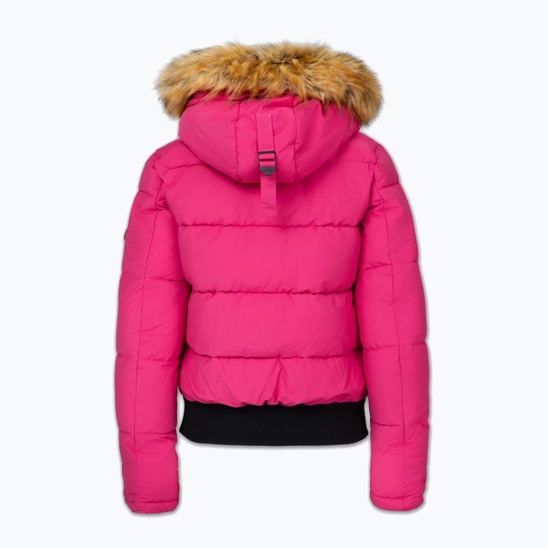 Moteriška žieminė striukė Pitbull Azalea Quilted Hooded raspberry red 8