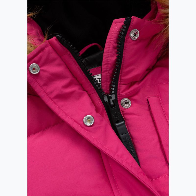 Moteriška žieminė striukė Pitbull Azalea Quilted Hooded raspberry red 9