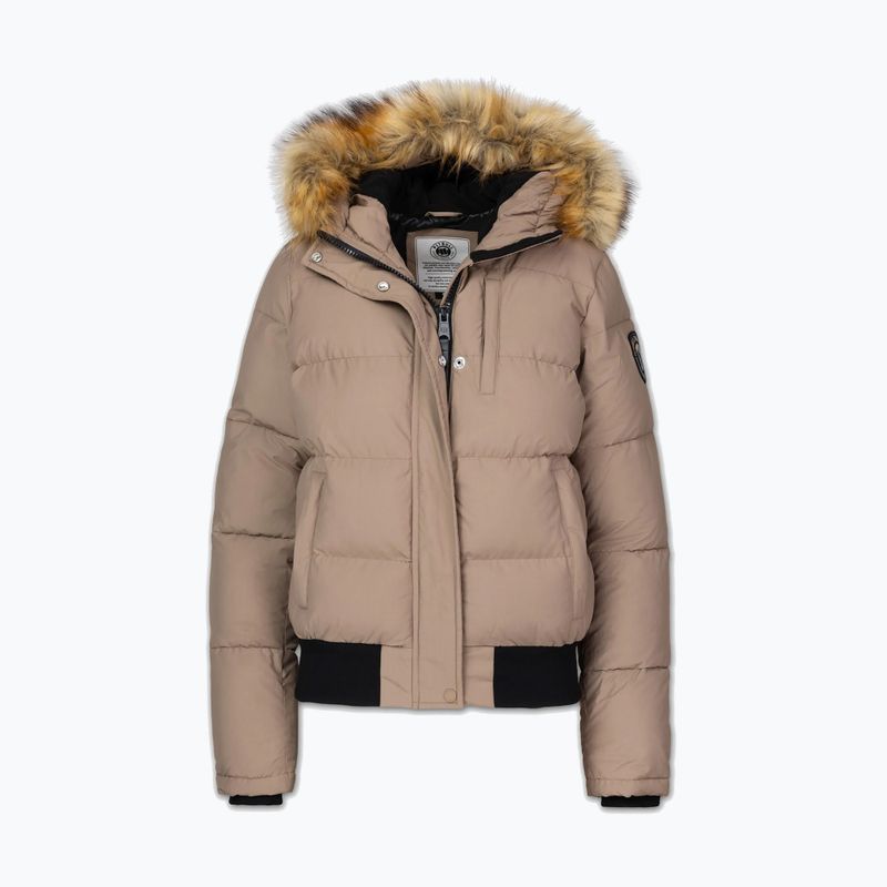 Moteriška žieminė striukė Pitbull Azalea Quilted Hooded dark sand 7