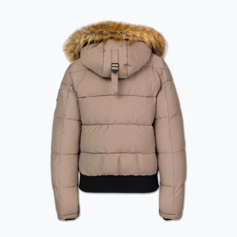 Moteriška žieminė striukė Pitbull Azalea Quilted Hooded dark sand 8