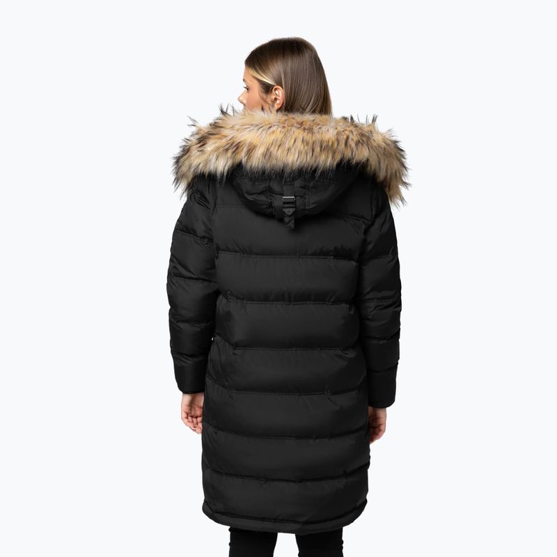 Moteriška žieminė striukė Pitbull Queenston Padded Hooded black 3