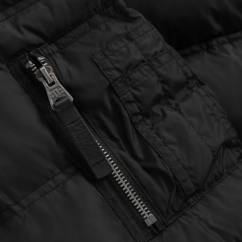 Moteriška žieminė striukė Pitbull Queenston Padded Hooded black 6