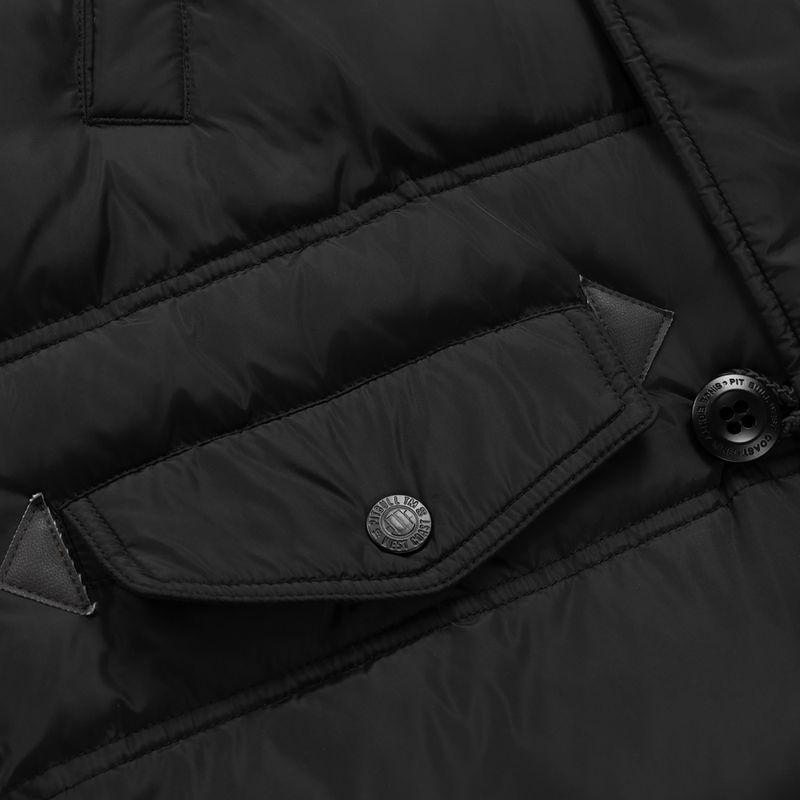 Moteriška žieminė striukė Pitbull Queenston Padded Hooded black 9